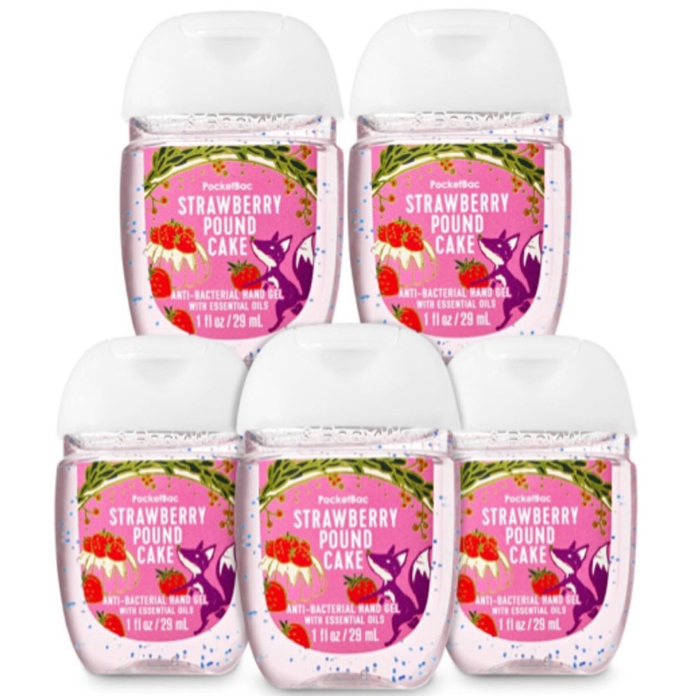 Strawberry Pound Cake x 5 sanitizers